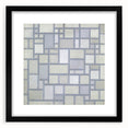 Modern Geometric Wall Art – Minimalist Gray Abstract Design Print