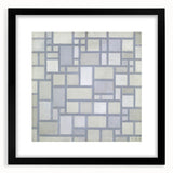Modern Geometric Wall Art – Minimalist Gray Abstract Design Print