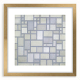 Modern Geometric Wall Art – Minimalist Gray Abstract Design Print