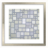 Modern Geometric Wall Art – Minimalist Gray Abstract Design Print