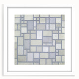 Modern Geometric Wall Art – Minimalist Gray Abstract Design Print