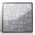 Modern Geometric Wall Art – Minimalist Gray Abstract Design Print