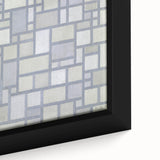 Modern Geometric Wall Art – Minimalist Gray Abstract Design Print