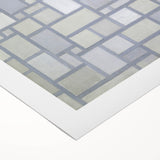 Modern Geometric Wall Art – Minimalist Gray Abstract Design Print