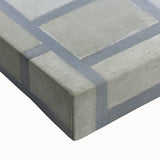 Modern Geometric Wall Art – Minimalist Gray Abstract Design Print