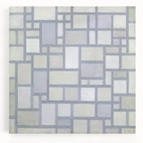 Modern Geometric Wall Art – Minimalist Gray Abstract Design Print