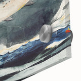 Dynamic Fishing Art Print - A Good Pool, Saguenay River by Winslow Homer