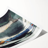 Dynamic Fishing Art Print - A Good Pool, Saguenay River by Winslow Homer