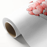 Floating Heart Balloons Girls Room Wall Art - Playful Nursery Print