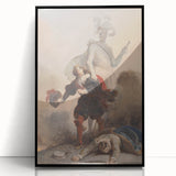 Romanticism Art - Don Juan and the Commander’s Statue by Fragonard