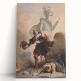 Romanticism Art - Don Juan and the Commander’s Statue by Fragonard