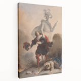 Romanticism Art - Don Juan and the Commander’s Statue by Fragonard