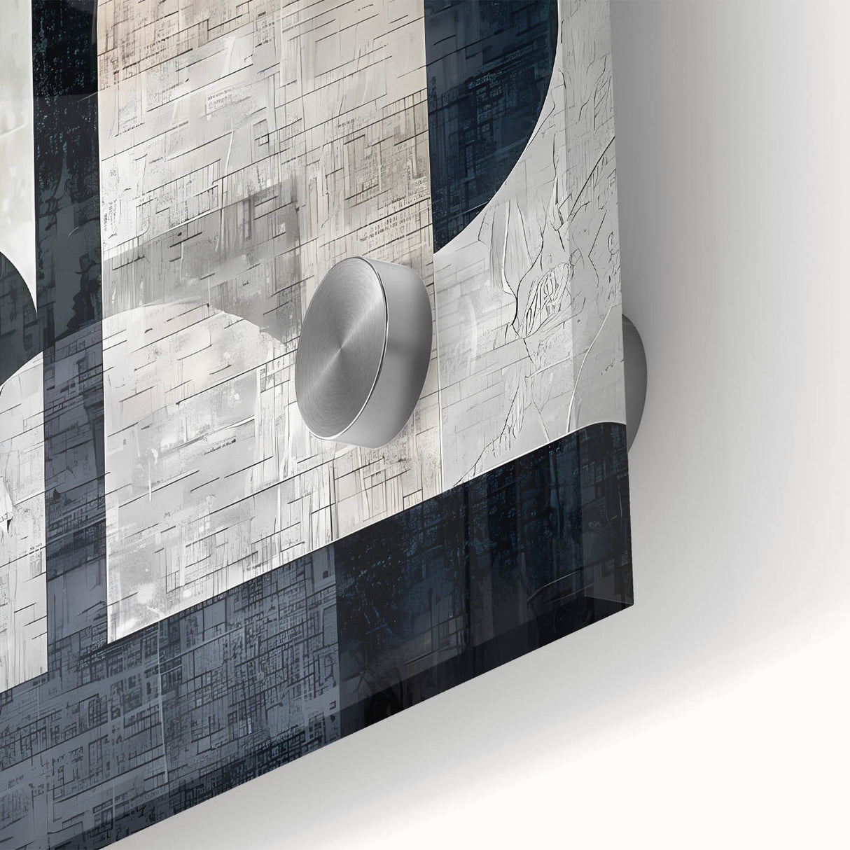 Acrylic and Canvas Art for Dining Spaces - Geometric Wall Décor