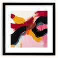 Modern Abstract Wall Art – Bold Fiery Passion Contemporary Canvas