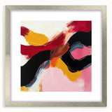 Modern Abstract Wall Art – Bold Fiery Passion Contemporary Canvas