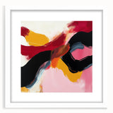 Modern Abstract Wall Art – Bold Fiery Passion Contemporary Canvas