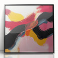 Modern Abstract Wall Art – Bold Fiery Passion Contemporary Canvas