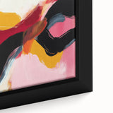 Modern Abstract Wall Art – Bold Fiery Passion Contemporary Canvas