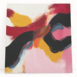 Modern Abstract Wall Art – Bold Fiery Passion Contemporary Canvas