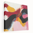 Modern Abstract Wall Art – Bold Fiery Passion Contemporary Canvas