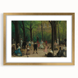 Impressionist Park Scene Wall Art - Glackens' Luxembourg Gardens Print