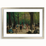 Impressionist Park Scene Wall Art - Glackens' Luxembourg Gardens Print