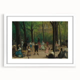 Impressionist Park Scene Wall Art - Glackens' Luxembourg Gardens Print