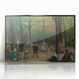 Impressionist Park Scene Wall Art - Glackens' Luxembourg Gardens Print