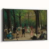 Impressionist Park Scene Wall Art - Glackens' Luxembourg Gardens Print