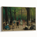 Impressionist Park Scene Wall Art - Glackens' Luxembourg Gardens Print