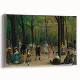 Impressionist Park Scene Wall Art - Glackens' Luxembourg Gardens Print