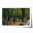 Impressionist Park Scene Wall Art - Glackens' Luxembourg Gardens Print