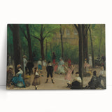 Impressionist Park Scene Wall Art - Glackens' Luxembourg Gardens Print