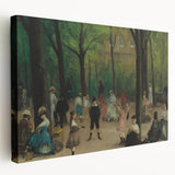 Impressionist Park Scene Wall Art - Glackens' Luxembourg Gardens Print