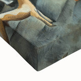 Modern Wall Art - Urban Vintage Scene with Abstract Figures Print