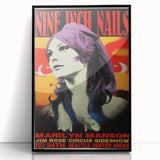Nine Inch Nails & Marilyn Manson Poster – 1994 Seattle Concert