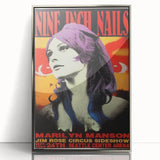 Nine Inch Nails & Marilyn Manson Poster – 1994 Seattle Concert
