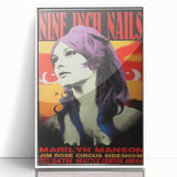 Nine Inch Nails & Marilyn Manson Poster – 1994 Seattle Concert