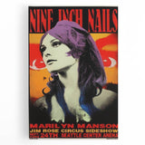 Nine Inch Nails & Marilyn Manson Poster – 1994 Seattle Concert