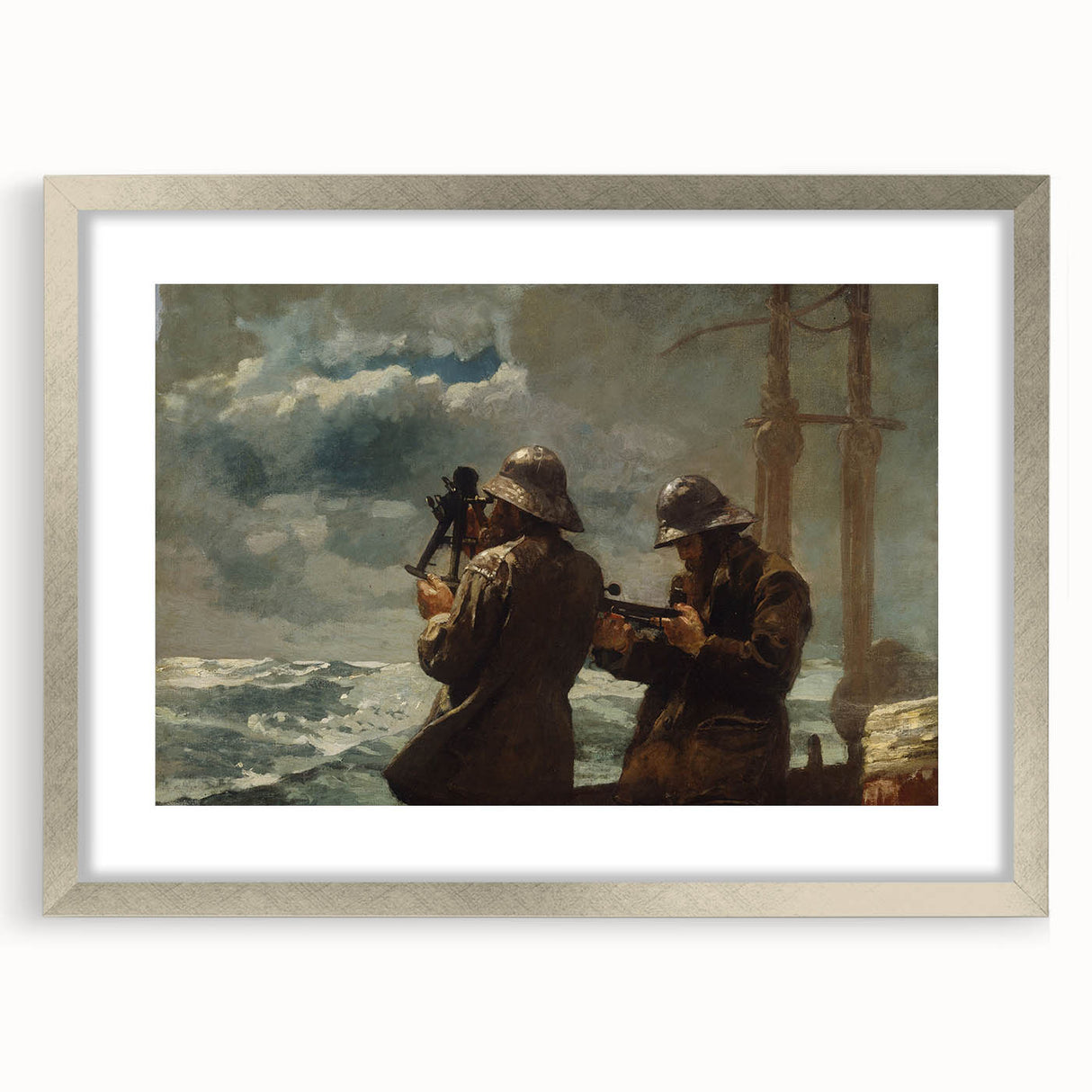 Maritime Realism Art Print - Eight Bells by Winslow Homer - Nautical Scene