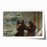 Maritime Realism Art Print - Eight Bells by Winslow Homer - Nautical Scene