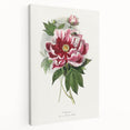 Romanticism Art - Peony Flower Painting on Canvas