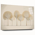 Minimalist Gold Tree Wall Art - Modern Canvas Print for Living Room