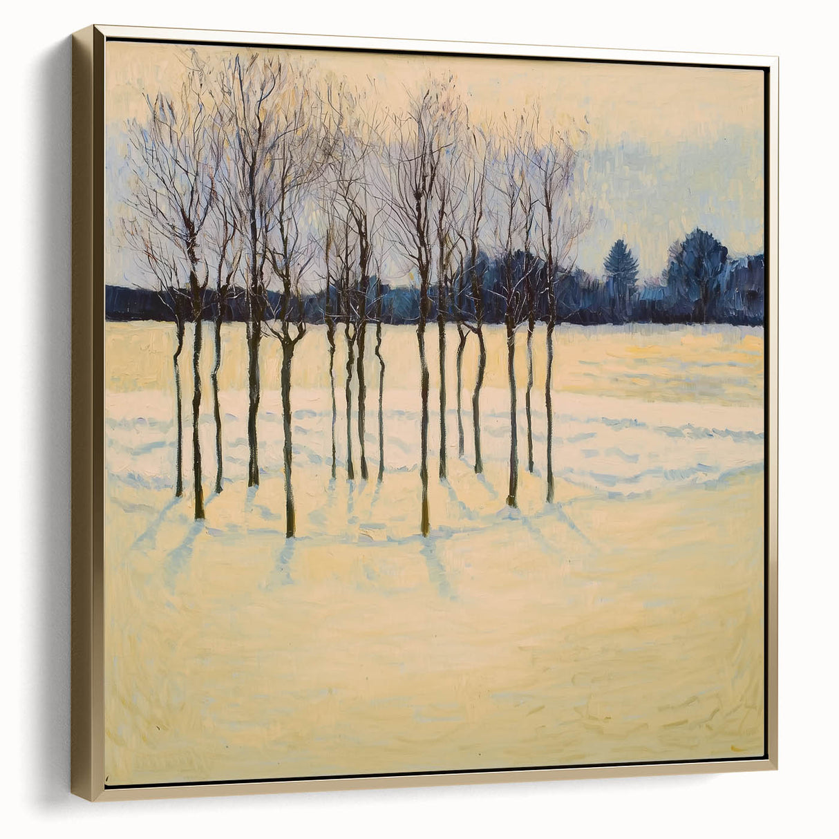 Framed canvas art featuring an abstract floral design in silver and gold tones, set against a textured background that adds depth and elegance to modern decor.