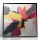 Contemporary Abstract Canvas – Vivid Minimalist Wall Art Print