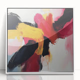 Contemporary Abstract Canvas – Vivid Minimalist Wall Art Print