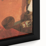 Impressionist Portrait Wall Art - Degas' Madam Camus in Red Print