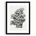 Abstract Coral Ink Drawing: Modern Black and White Wall Art by Leo Gestel