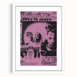 Nirvana Concert Poster – 1990s Sub Pop Seattle Show