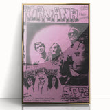 Nirvana Concert Poster – 1990s Sub Pop Seattle Show